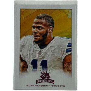 Micah Parsons 2021 Gridiron Kings Rookie Panini‎ Chronicles #GK-35 Cowboys
